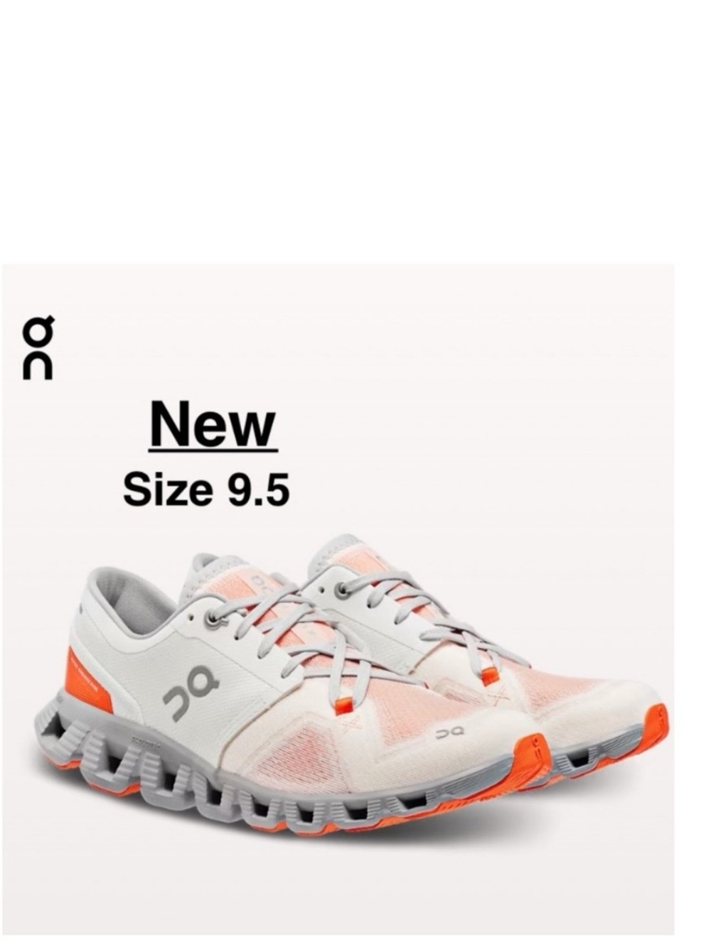 New ON WOMAM Cloud X 3 colour Ivory | Alloy size 9.5 tags removed & box ⭐️⭐️⭐️